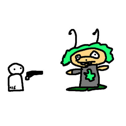 Placeholder456 shooting my OC with a musket
