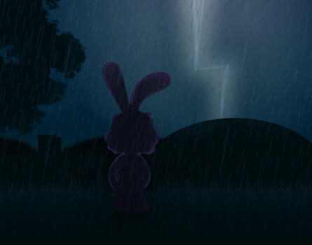 sitting in the storm